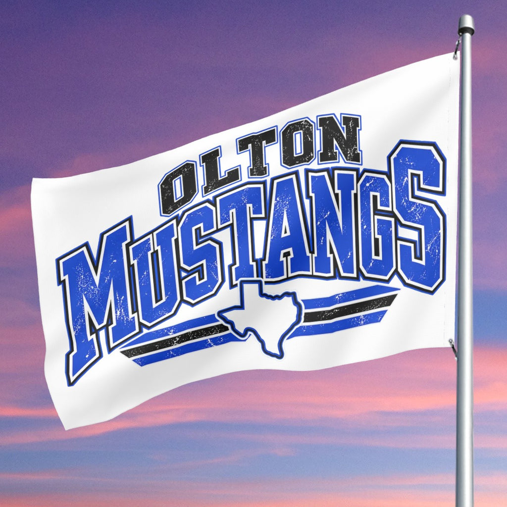 Double Sided Mustang Flag