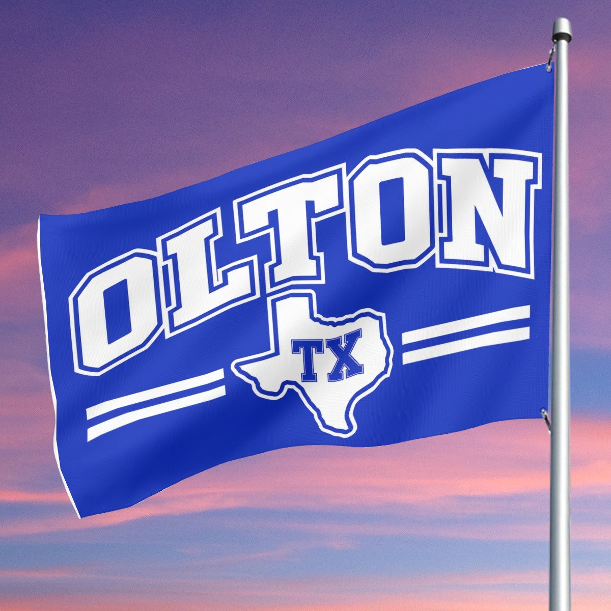 Double Sided Olton Flag