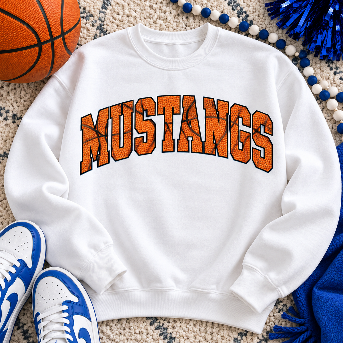 Mustangs Crewneck Sweatshirt (Basketball)