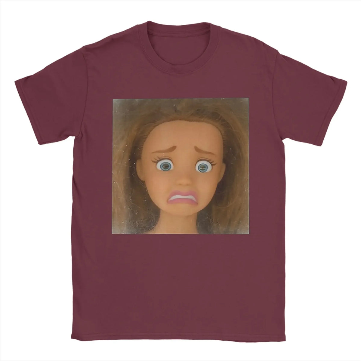 Worried Doll Face T-Shirt