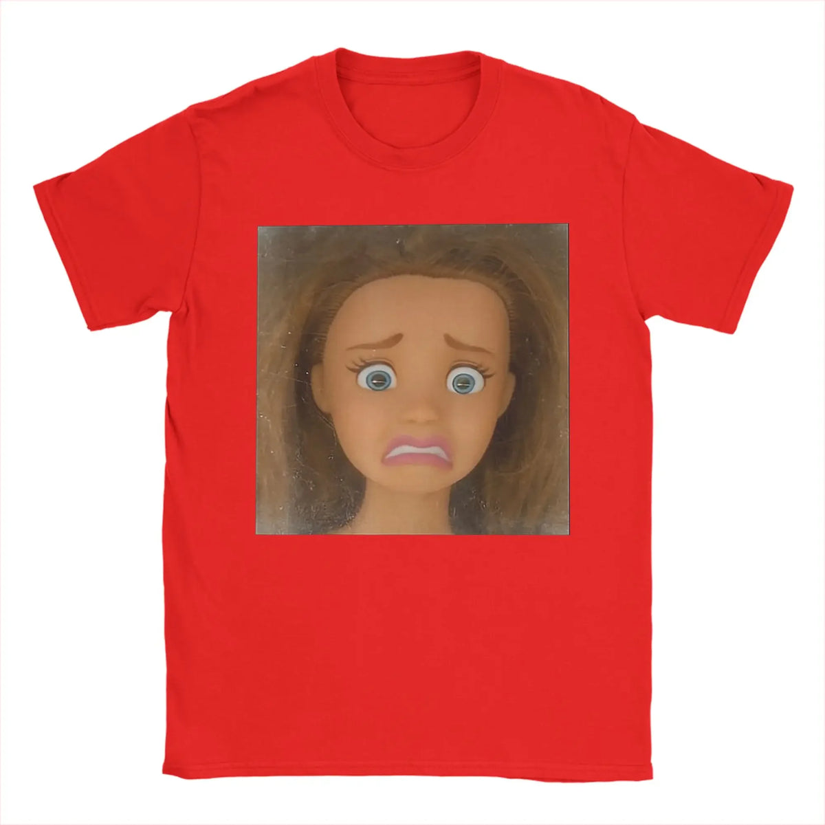 Worried Doll Face T-Shirt