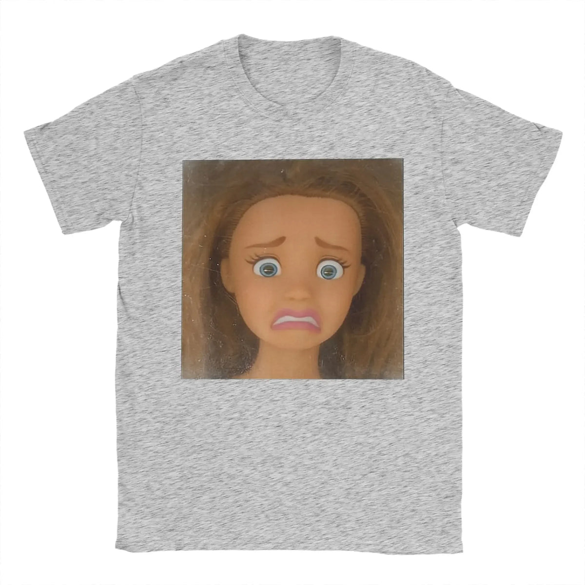 Worried Doll Face T-Shirt