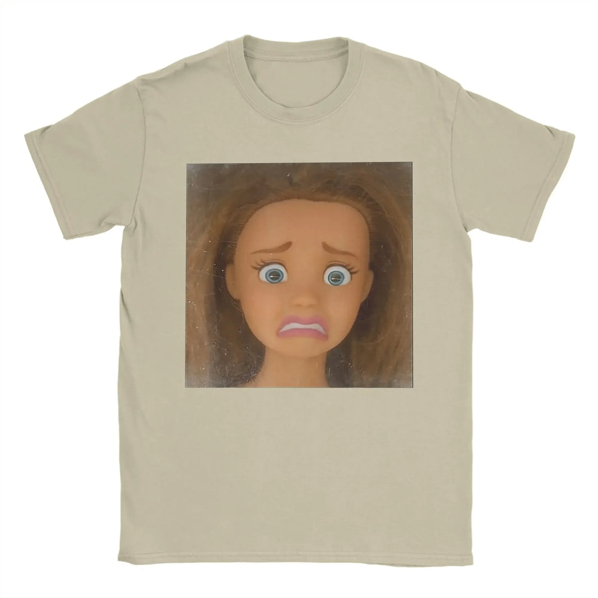 Worried Doll Face T-Shirt