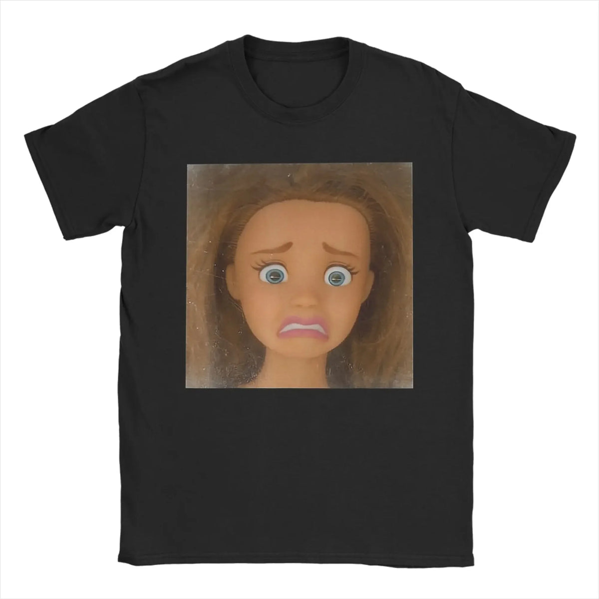 Worried Doll Face T-Shirt
