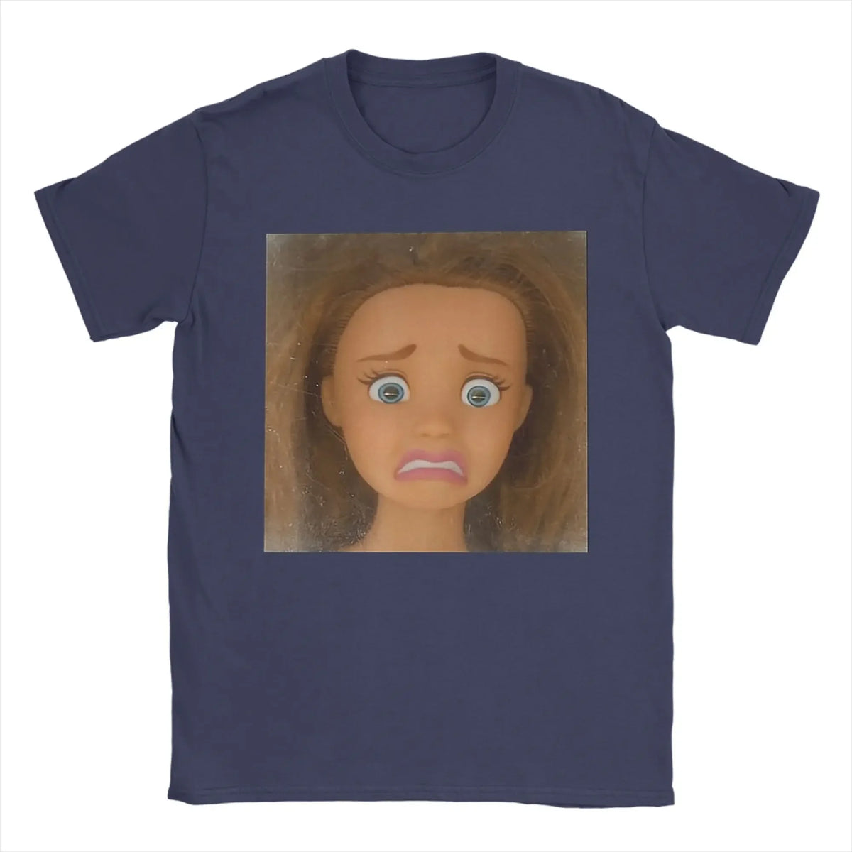 Worried Doll Face T-Shirt