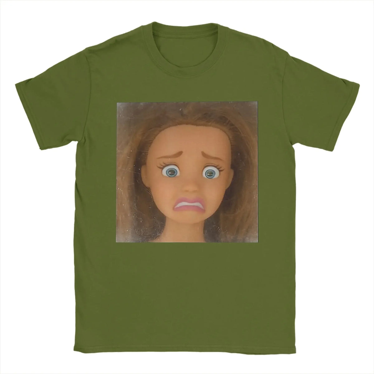 Worried Doll Face T-Shirt