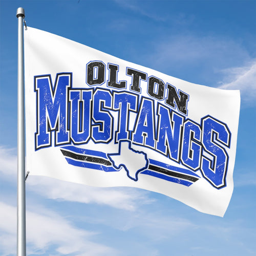 Double Sided Mustang Flag